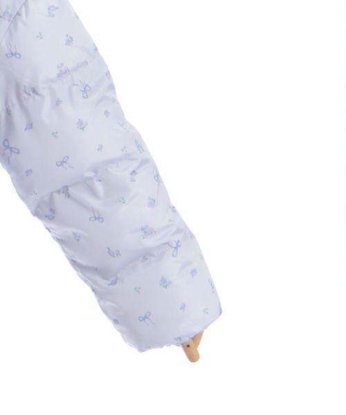 axes femme（アクシーズファム）の「リボンセット小花柄コート（ピーコート・レディース・ラベンダー/キナリ・FREE）」の12枚目の写真