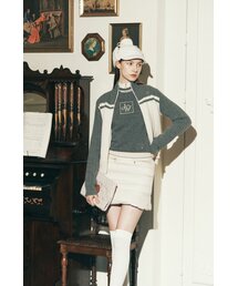 AOW（エイオダブリュー）の「WINDBREAK CABLE KNIT ZIP-UP（ニット/セーター）」