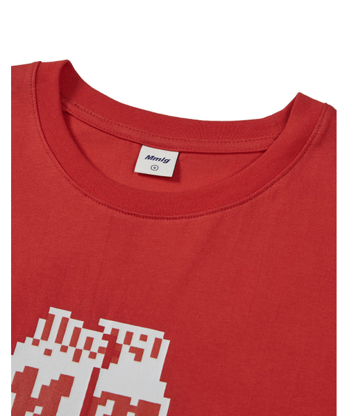 Mmlg] LOST AND FOUND HF-T (CHILLI RED)（Tシャツ/カットソー）｜MMLG 