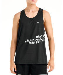 REACTIFY（リアクティファイ）の「Mens Mad for Miles Singlet Black（Tシャツ/カットソー）」