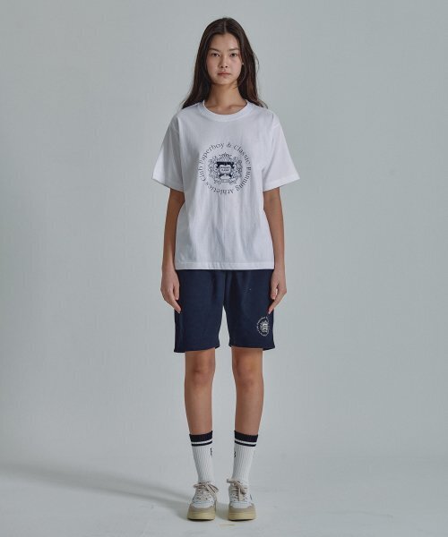 PAPERBOY(ペーパーボーイ)の「カウンティハーフパンツ-ネイビー(その他パンツ・レディース・その他・LARGE/MEDIUM/SMALL/X-LARGE)」の2枚目の写真