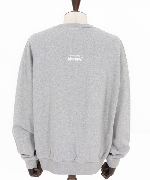ADAM PATEK(アダムパテック)の「【ADAMPATEK/アダムパテック】Frankenstein portrait crewneck スウェット(スウェット・メンズ・杢グレー/ブラック・1/2)」の16枚目の写真