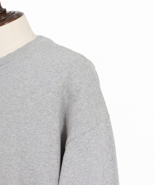 ADAM PATEK(アダムパテック)の「【ADAMPATEK/アダムパテック】Frankenstein portrait crewneck スウェット(スウェット・メンズ・杢グレー/ブラック・1/2)」の11枚目の写真