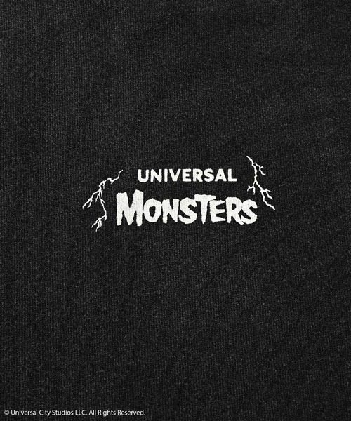 ADAM PATEK(アダムパテック)の「【ADAMPATEK/アダムパテック】Frankenstein portrait crewneck スウェット(スウェット・メンズ・杢グレー/ブラック・1/2)」の13枚目の写真