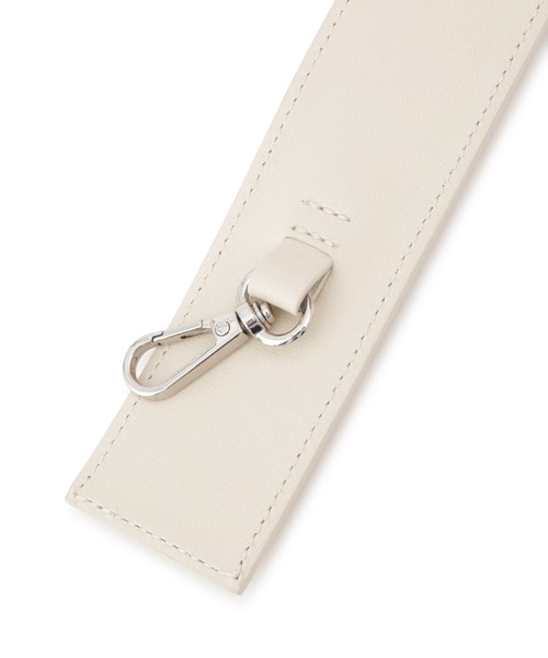 ADAM ET ROPE'（アダムエロペ）の「スプリットレザートップハンドルバッグ（ハンドバッグ・レディース・オフホワイト/ブラック・FREE）」の19枚目の写真