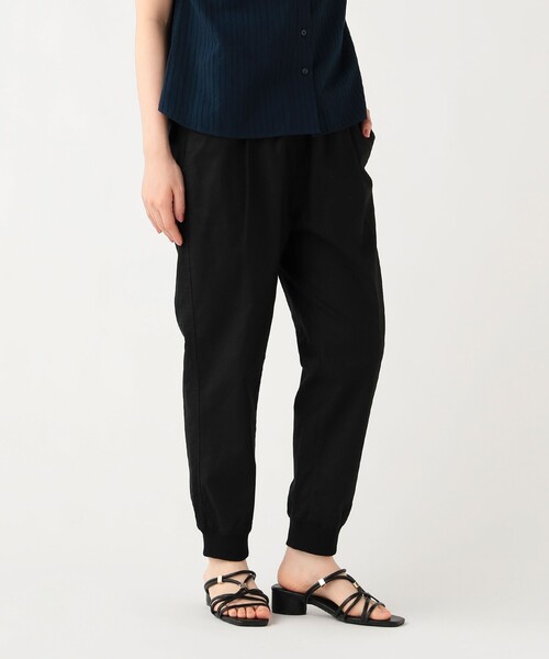 BEAMS HEART(ビームスハート)の「【9/17値下げ】麻混 ジョグ パンツ(S~L・洗濯可)(その他パンツ・レディース・パープル系その他5/ベージュ/オリーブ/ブラック・LARGE/MEDIUM/SMALL)」の13枚目の写真