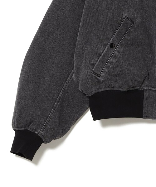 BEAMS（ビームス）の「リバーシブル フェード ボンバー ジャケット（ブルゾン・メンズ・ブラック/オリーブ・S/M/L/XL）」の5枚目の写真