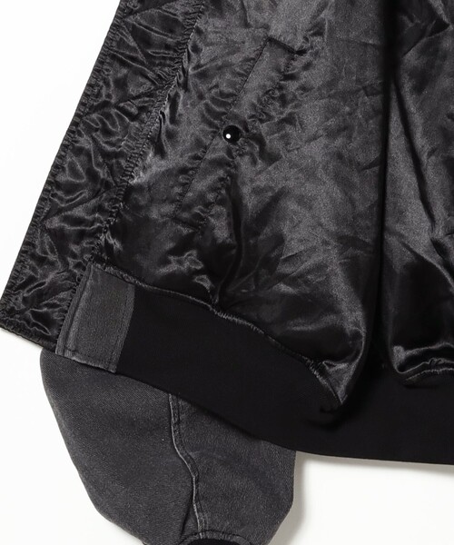 BEAMS（ビームス）の「リバーシブル フェード ボンバー ジャケット（ブルゾン・メンズ・ブラック/オリーブ・S/M/L/XL）」の6枚目の写真