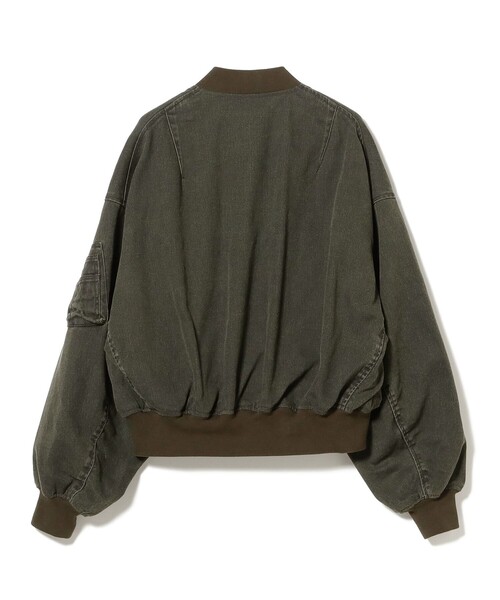 BEAMS（ビームス）の「リバーシブル フェード ボンバー ジャケット（ブルゾン・メンズ・ブラック/オリーブ・S/M/L/XL）」の15枚目の写真