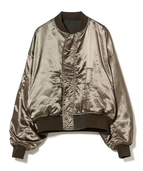 BEAMS（ビームス）の「リバーシブル フェード ボンバー ジャケット（ブルゾン・メンズ・ブラック/オリーブ・S/M/L/XL）」の17枚目の写真
