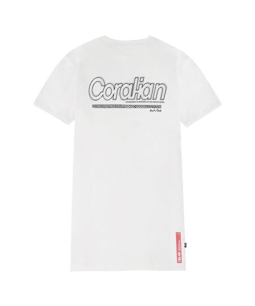 CORALIAN(コラリアン)の「ランオフ レディース アウトライン ルーズフィット 半袖Tシャツ ホワイト(Tシャツ/カットソー・レディース・その他・L/XL/S/M)」の2枚目の写真