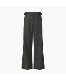 KUME（クメ）の「Men Wool Blend Wide Pants, Melange Gray（スラックス）」