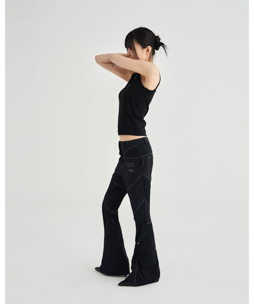AEIAEIAE（エイエイエ）の「ブーツカットパンツ[ブラック]（その他パンツ・レディース・その他・1/2）」の5枚目の写真