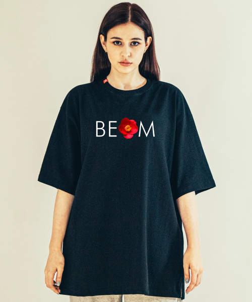 BEOM(ボム)の「白ロゴオーバーサイズTシャツブラック(Tシャツ/カットソー・メンズ・その他・1/2)」の3枚目の写真