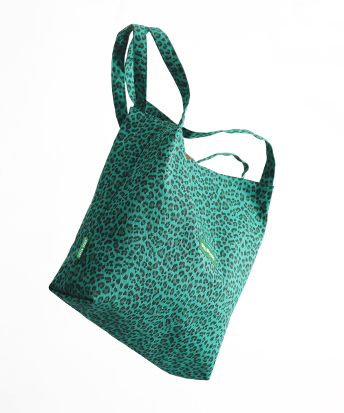 GREEN STUFF（グリーンスタッフ）の「boxy bag 53 - leopard green（エコバッグ/サブバッグ・レディース・その他・FREE）」の8枚目の写真
