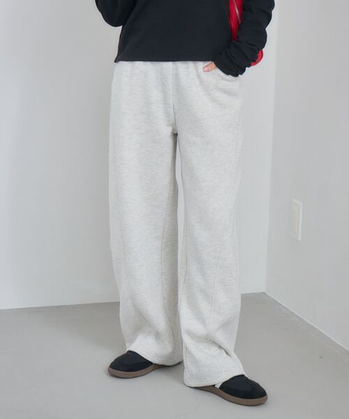 RETRO GIRL(レトロガール)の「裏起毛スウェットPT(スウェットパンツ・レディース・ブラック/ダークグレー/ホワイト系その他・FREE)」の21枚目の写真
