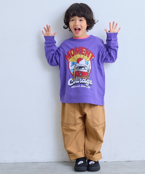 Life Support Products（ライフサポートプロダクツ）の「ツイルパッチポケットパンツ（チノパンツ・キッズ・グリーン/オフホワイト/チャコール/ベージュ/オレンジ・100/90/80/95/110/150/140/130/120）」の16枚目の写真