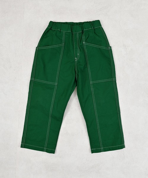 Life Support Products（ライフサポートプロダクツ）の「ツイルパッチポケットパンツ（チノパンツ・キッズ・グリーン/オフホワイト/チャコール/ベージュ/オレンジ・100/90/80/95/110/150/140/130/120）」の17枚目の写真
