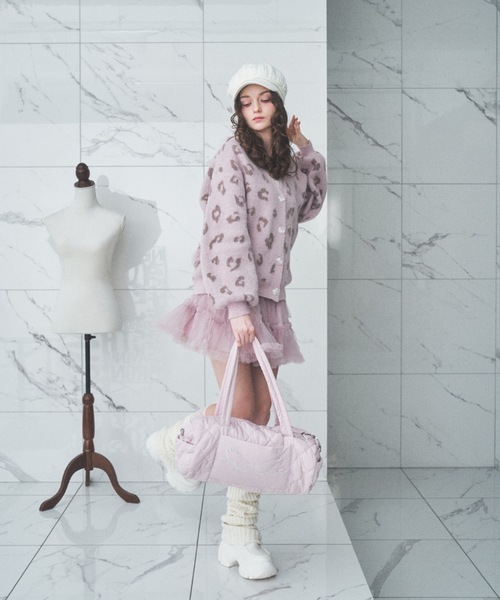 Lovilyn（ラヴィリン）の「エンジェルモチーフボストンバッグ（ショルダーバッグ・レディース・ブラック/ホワイト/ピンク・FREE）」の15枚目の写真