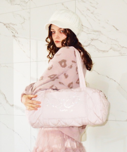 Lovilyn（ラヴィリン）の「エンジェルモチーフボストンバッグ（ショルダーバッグ・レディース・ブラック/ホワイト/ピンク・FREE）」の21枚目の写真