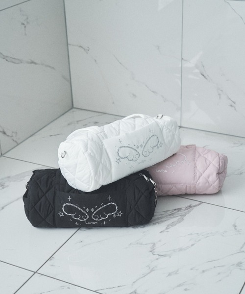 Lovilyn（ラヴィリン）の「エンジェルモチーフボストンバッグ（ショルダーバッグ・レディース・ブラック/ホワイト/ピンク・FREE）」の19枚目の写真