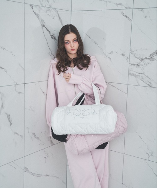 Lovilyn（ラヴィリン）の「エンジェルモチーフボストンバッグ（ショルダーバッグ・レディース・ブラック/ホワイト/ピンク・FREE）」の17枚目の写真