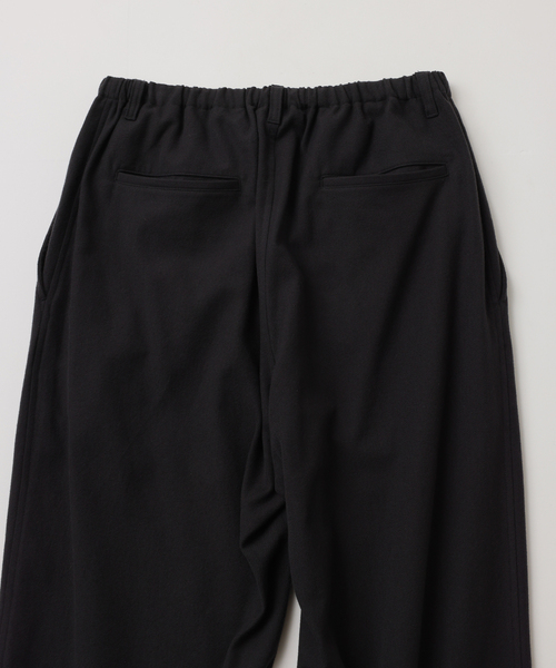 UNFOLLOW(アンフォロー)の「【FOLL / フォル】washed wool cotton relax pants(スラックス・メンズ・グレー・3/2)」の4枚目の写真