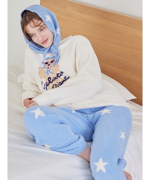 3柄ジャガードロングパンツ（ルームウェア/パジャマ）｜gelato pique