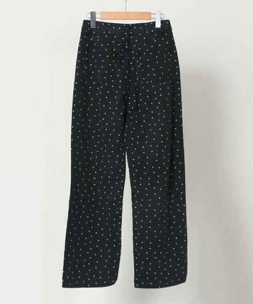 GORGE（ゴージ）の「《小花柄デニム×ゆるストレート》レディース デニムパンツ 体型カバー  春夏秋冬（その他パンツ・レディース・ブルー/ブラック/ライトブルー・M/S）」の6枚目の写真