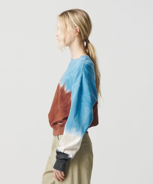 ATTISESSION＞タイダイ スウェット トップス（スウェット