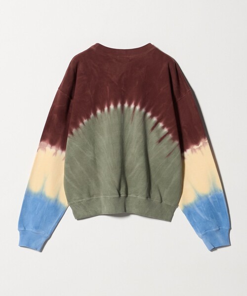 ATTISESSION(アティセッション)の「<ATTISESSION>タイダイ スウェット トップス(スウェット・レディース・ダークブラウン/オリーブ・FREE)」の13枚目の写真