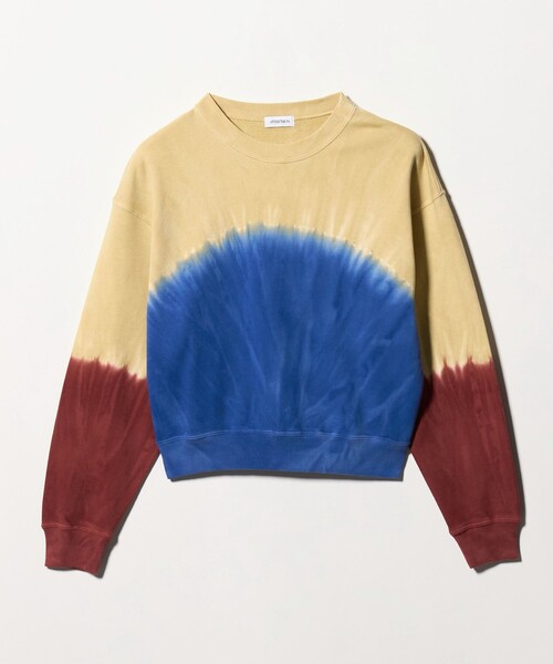 ATTISESSION(アティセッション)の「<ATTISESSION>タイダイ スウェット トップス(スウェット・レディース・ダークブラウン/オリーブ・FREE)」の21枚目の写真