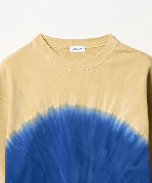 ATTISESSION(アティセッション)の「<ATTISESSION>タイダイ スウェット トップス(スウェット・レディース・ダークブラウン/オリーブ・FREE)」の22枚目の写真