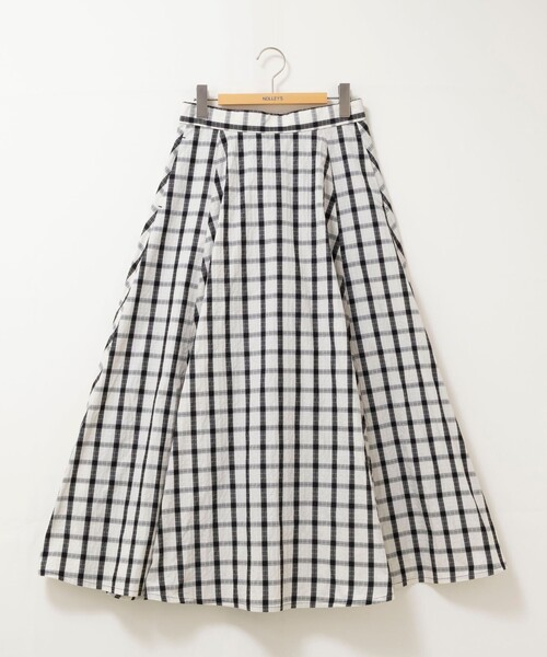 NOLLEY’S(ノーリーズ)の「ウォッシャブルフレアマキシスカート(スカート・レディース・グリーン/ホワイト系その他2・36/38)」の19枚目の写真