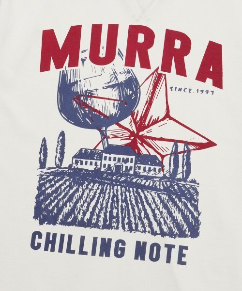 MURRA(ムラ)の「ラスティックムラロゴTシャツ_クリーム(Tシャツ/カットソー・メンズ・アイボリー・FREE)」の4枚目の写真