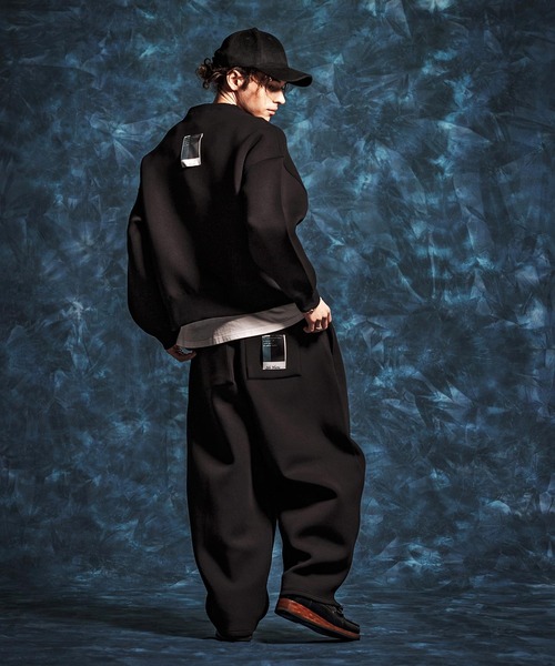 Jih Nunc（ジーヌンク）の「msw1834-ショート丈ポンチ刺繍プルオーバー(JIH-R1149)（スウェット・メンズ・ネイビー/ホワイト/ブラック・L/M/S）」の7枚目の写真