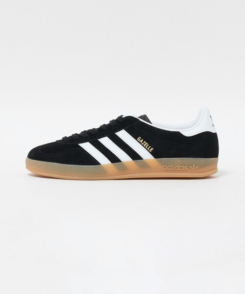 adidas Originals(アディダスオリジナルス)の「<adidas Originals>ガゼル インドア(スニーカー・メンズ・ブラック/ベージュ・26cm/26.5cm/27cm/27.5cm/28cm/28.5cm)」の1枚目の写真