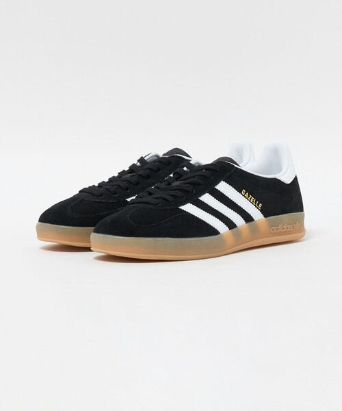 adidas Originals(アディダスオリジナルス)の「<adidas Originals>ガゼル インドア(スニーカー・メンズ・ブラック/ベージュ・26cm/26.5cm/27cm/27.5cm/28cm/28.5cm)」の3枚目の写真