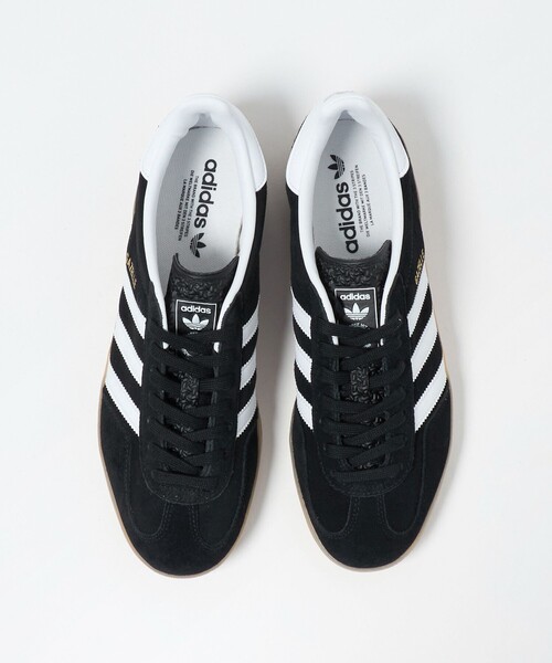 adidas Originals(アディダスオリジナルス)の「<adidas Originals>ガゼル インドア(スニーカー・メンズ・ブラック/ベージュ・26cm/26.5cm/27cm/27.5cm/28cm/28.5cm)」の4枚目の写真