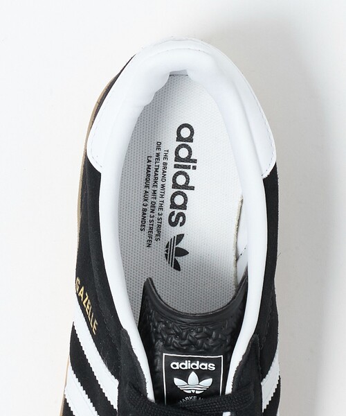 adidas Originals(アディダスオリジナルス)の「<adidas Originals>ガゼル インドア(スニーカー・メンズ・ブラック/ベージュ・26cm/26.5cm/27cm/27.5cm/28cm/28.5cm)」の8枚目の写真