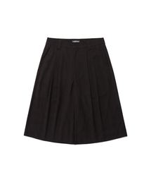 CHECK TAILORED SHORTS_BLACK(NG2EMUPA63A)