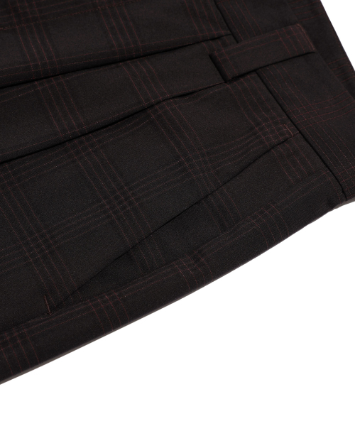 NICE GHOST CLUB(ナイスゴーストクラブ)の「CHECK TAILORED SHORTS_BLACK(NG2EMUPA63A)(その他パンツ・レディース・ブラック・S/M/L)」の4枚目の写真