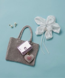 3.401 DEPARTMENT（サントヨンマルイチデパートメント）の「【Su1.】ラメニットバッグ(チャームポーチ付)（ハンドバッグ）」