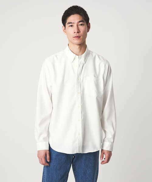 green label relaxing(グリーンレーベルリラクシング)の「W/R オックスフォード ボタンダウン 長袖 シャツ(シャツ/ブラウス・メンズ・ケリーグリーン/ライトピンク/ホワイト/コバルトブルー・S/XL/M/L)」の2枚目の写真