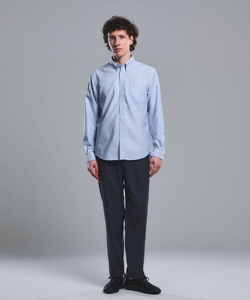 green label relaxing(グリーンレーベルリラクシング)の「W/R オックスフォード ボタンダウン 長袖 シャツ(シャツ/ブラウス・メンズ・ケリーグリーン/ライトピンク/ホワイト/コバルトブルー・S/XL/M/L)」の21枚目の写真