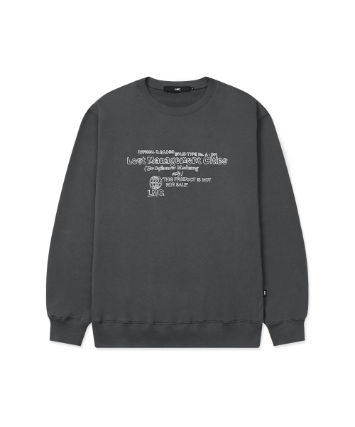 LMCの「FN OG DOODLE SWEATSHIRT charcoal(スウェット・レディース・その他・S/M/L/XL)」の1枚目の写真