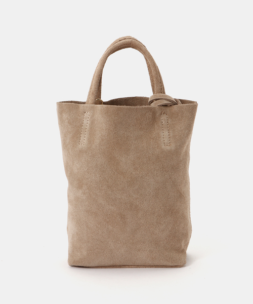 FRAMeWORK（フレームワーク）の「AULENTTI /オウレンティ 別注SUEDEMINI SHOULDER TOTE バッグ（ショルダーバッグ・レディース・イエロー/ネイビー/ベージュ・FREE）」の7枚目の写真