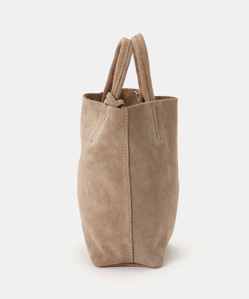 FRAMeWORK（フレームワーク）の「AULENTTI /オウレンティ 別注SUEDEMINI SHOULDER TOTE バッグ（ショルダーバッグ・レディース・イエロー/ネイビー/ベージュ・FREE）」の8枚目の写真