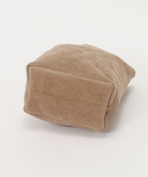 FRAMeWORK（フレームワーク）の「AULENTTI /オウレンティ 別注SUEDEMINI SHOULDER TOTE バッグ（ショルダーバッグ・レディース・イエロー/ネイビー/ベージュ・FREE）」の11枚目の写真