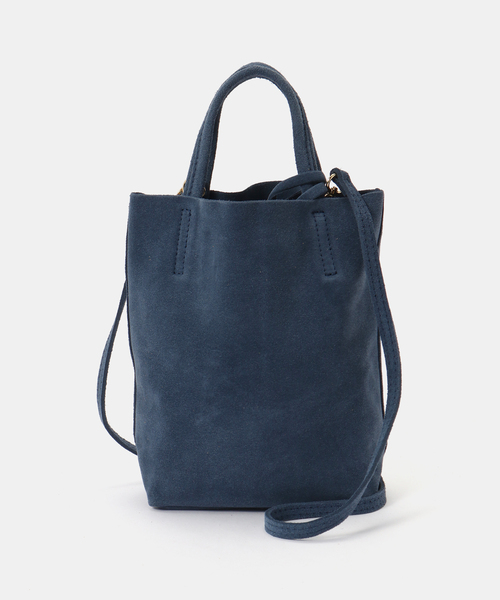 FRAMeWORK（フレームワーク）の「AULENTTI /オウレンティ 別注SUEDEMINI SHOULDER TOTE バッグ（ショルダーバッグ・レディース・イエロー/ネイビー/ベージュ・FREE）」の21枚目の写真
